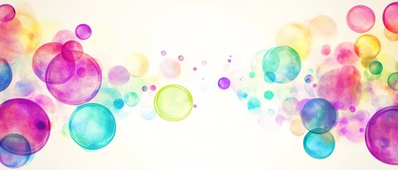 A colorful background with many different colored circles