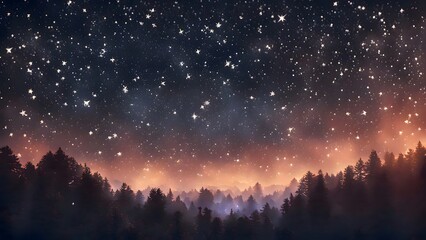 Fototapeta premium Fantasy star night background