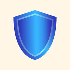Digital blue shield is suitable as a symbol for data protection, cyber security, guard, cyberspace and user security.