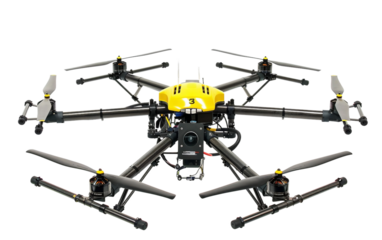 Drone for Farming Innovation on white background