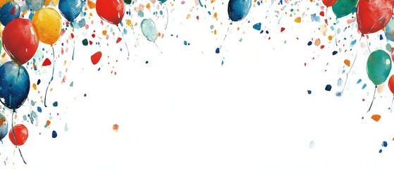 A colorful background with many balloons of different colors