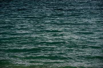 blue ripples on Lake Baikal, water texture