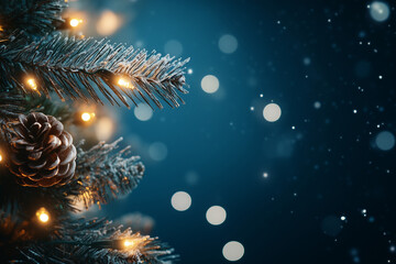 christmas tree and decorations