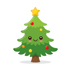 Christmas Tree Cute Winter Decoration Ornament Cartoon Character