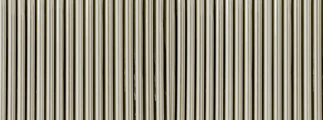 Obraz premium Metal roof beige corrugated iron sheet aluminium teal steel background wall panel tile construction siding building line pattern texture seamless architecture plate frame container floor backdrop