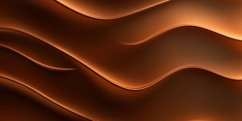 Fototapeta premium chocolate abstract wallpaper, Melted chocolate swirl as a background. wave chocolate background. brown wave background.Coffee chocolate brown color iquid drink texture background. 