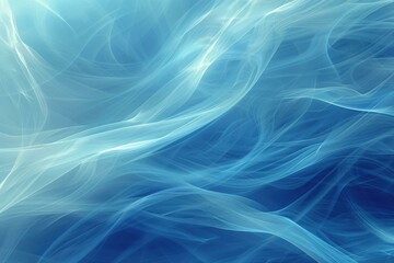 Fototapeta premium Abstract blue background with beautiful lines and blur effect