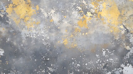 Subtle yellow and grey abstract texture with light speckles for backgrounds