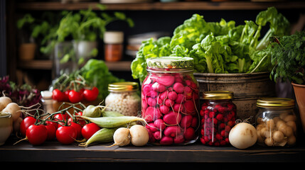 still life with a glass of juice and fruits