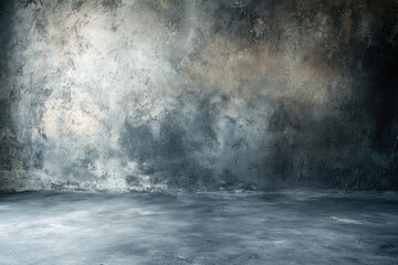 A dark, textured concrete wall with a spotlight.