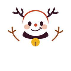 Cute Snowman Vector Illustration - 07