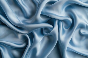 Fototapeta premium Pale blue silk seamless background texture with soft grainy feel.