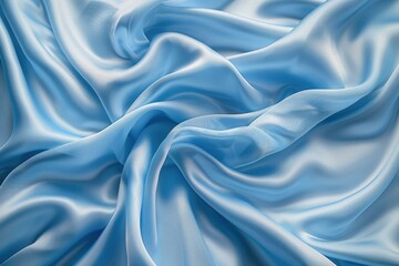 Obraz premium Pale blue silk seamless background texture with soft grainy feel.