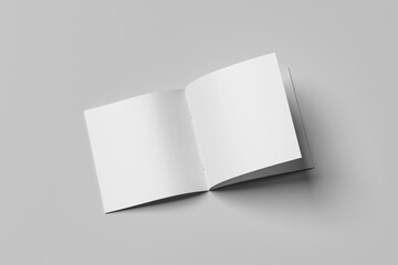 Blank Brochure Square Open  
  
