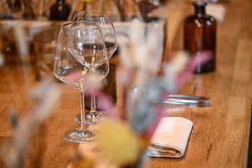 horeca table verre restaurant couverts