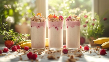 Three Delicious Smoothies
