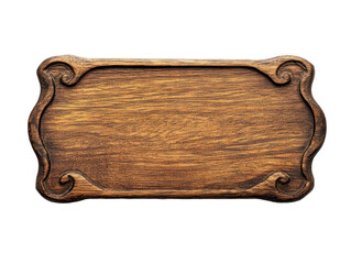 Ornate Wooden Signboard for Customization