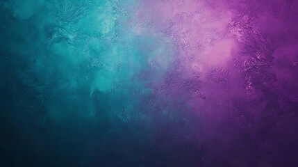 Fototapeta premium Purple and teal gradient with swirling texture for dramatic backgrounds