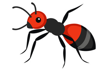 Bullet Ant Color Vector Design.