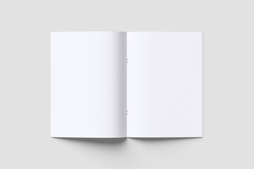 Blank A4 Brochure / Catalog Open  

