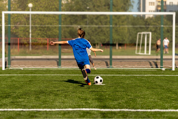 A penalty kick (commonly known as a penalty or a spot kick) is a method of restarting play in association football,