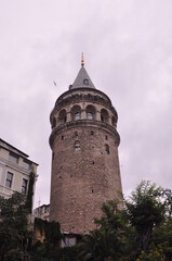 Galata Tower in Istanbul, Turkey