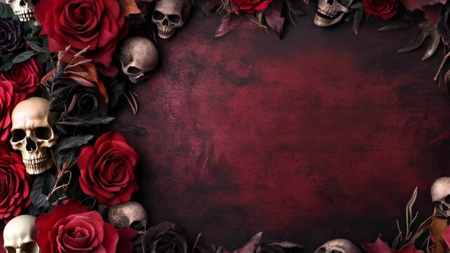 background with rose