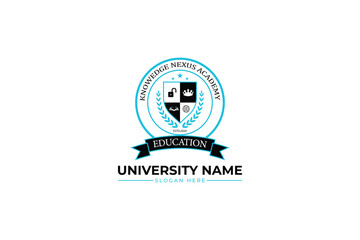 I will education logo for school, college, academy university