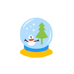snow globe vector
