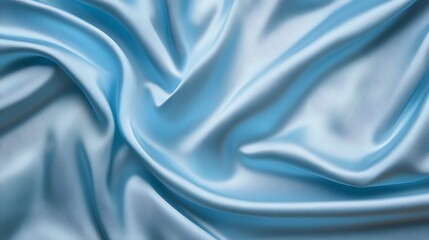 Obraz premium Soft powder blue background with smooth satin sheen