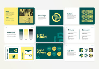 Modern & Clean Brand Manual Design