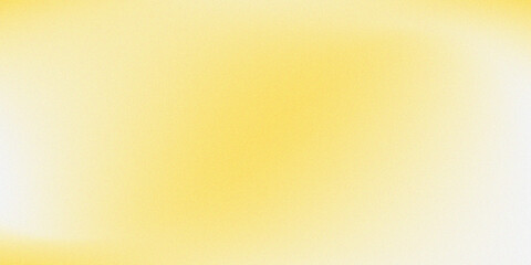 Golden rod yellow abstract gradient wallpaper with noise texture. Grainy Yellow and white gradation background design. Simple yellow backdrop design with grunge texture. No text. Copy space.