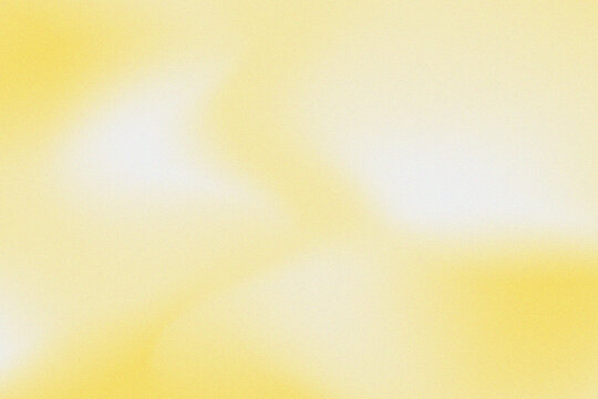 Fototapeta Pastel yellow abstract gradient wallpaper with noise texture. Grainy Yellow and white gradation background design. Simple golden rod and white backdrop design with grunge texture. No text. Copy space.