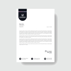 Professional And Creative Modern Corporate Business Letter Head Template.
