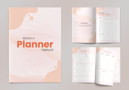 Weekly Planner Template Layout