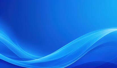 Fototapeta premium abstract blue background with waves and lines