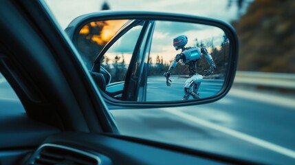 Robot in the Rearview