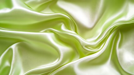 Obraz premium Texture of bright lime green background with smooth satin finish