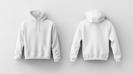 White Hoodie Mockup