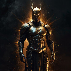 Fototapeta premium knight with sword