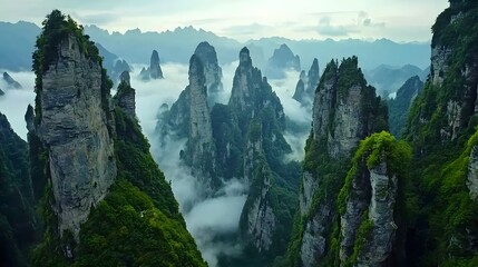Explore Lush Landscapes of Zhangjiajie, China