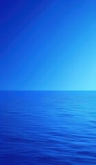 Fototapeta premium a blue ocean with a clear sky