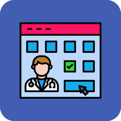 Online appointment Icon