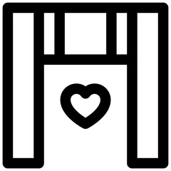 Race. Editable stroke vector icon.