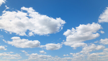 Fototapeta premium beautiful blue sky with soft white clouds for abstract background