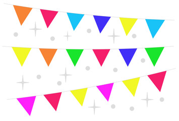 Garlands Concept Illustration Stylish and Beautiful