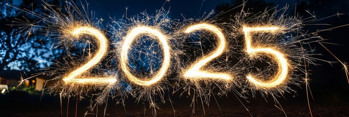 New Year Sparkler Celebration