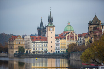 Fototapeta premium the old town in the city center of prague, the capital of czech republic, europe