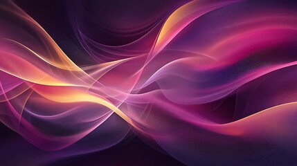 Rich plum background with light swirling smoke and a faint glow