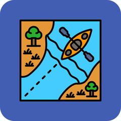 Kayaking Icon